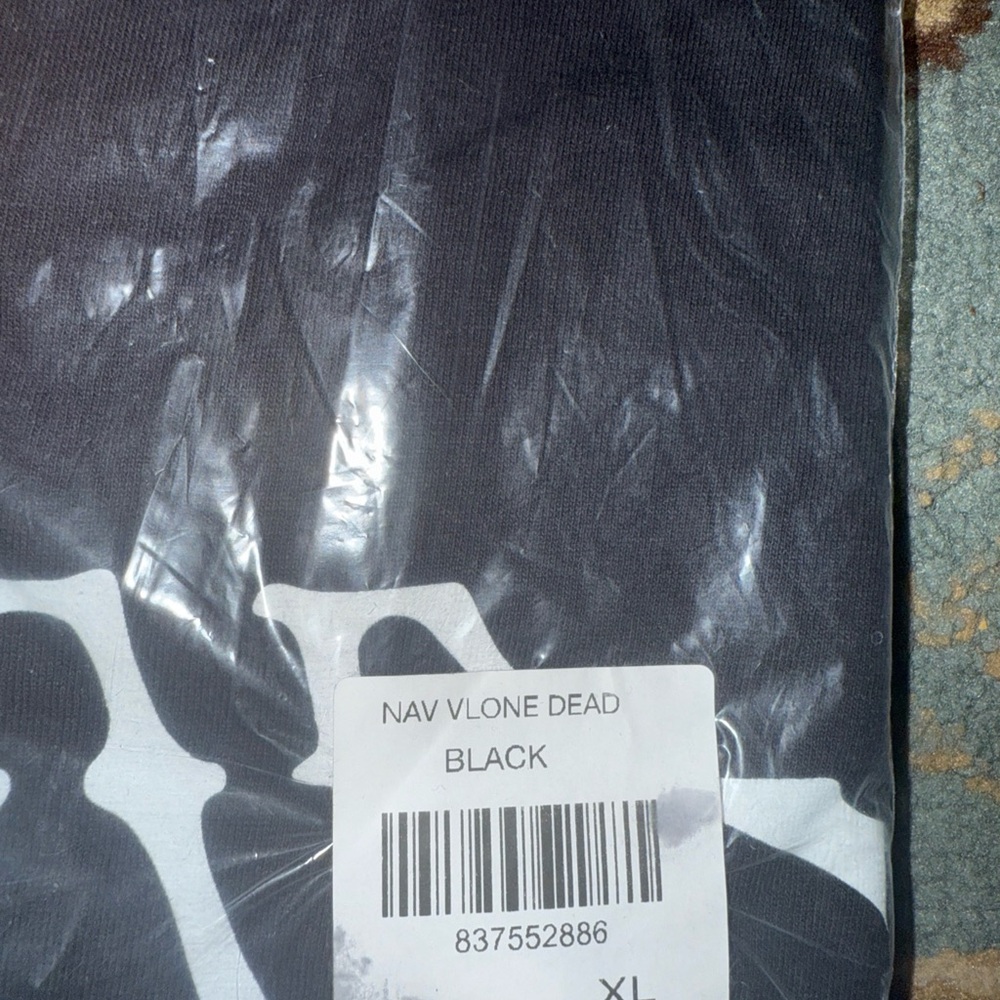 NAV X VLONE Black and White Graphic Tee